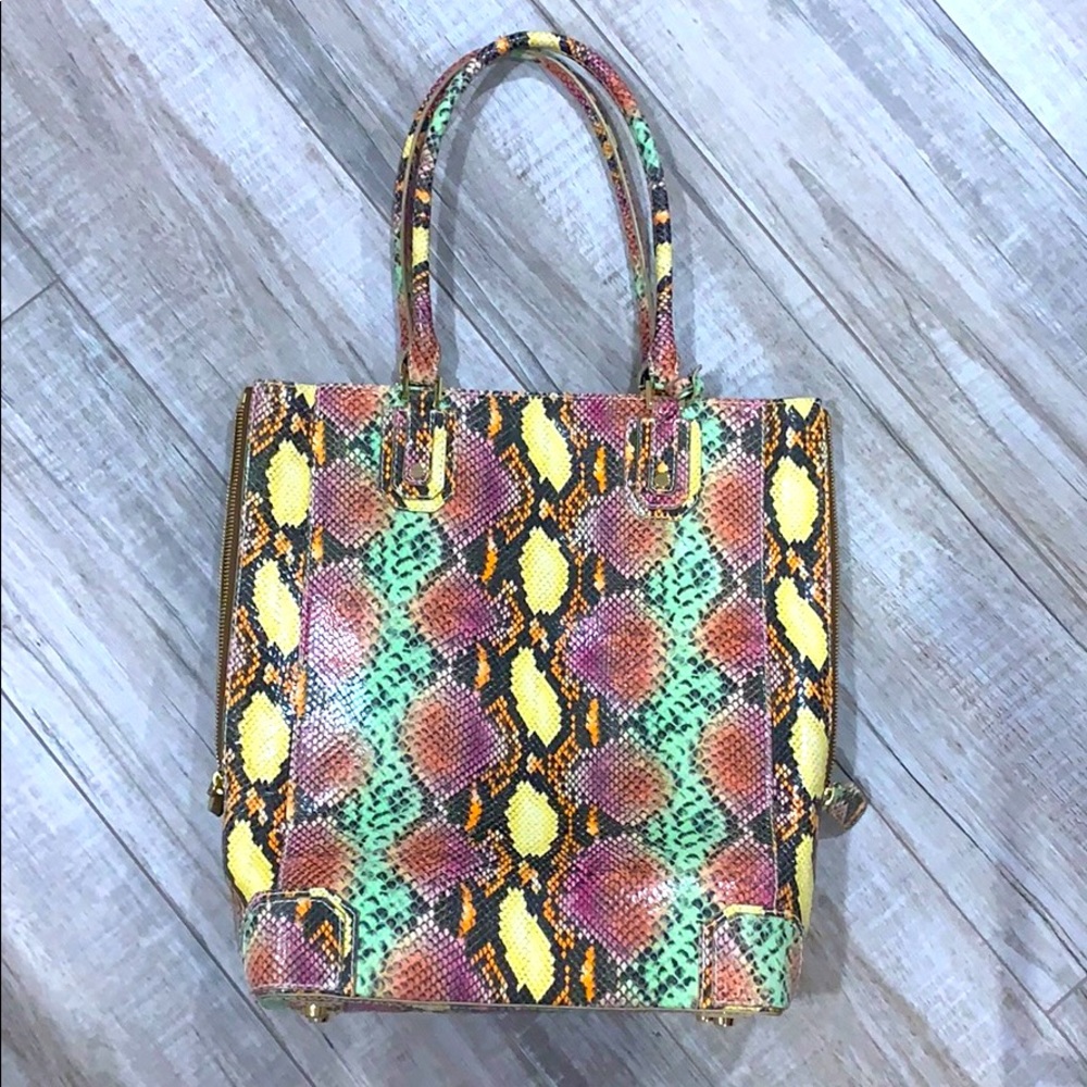 Alice and Olivia Snake Skin Tote.